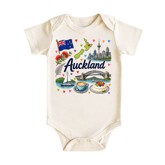 Auckland Baby Bodysuit for Boys Girls