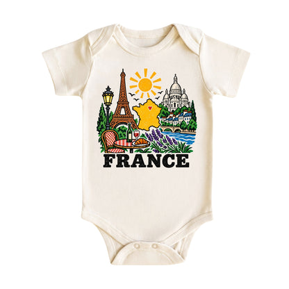 France Baby Bodysuit