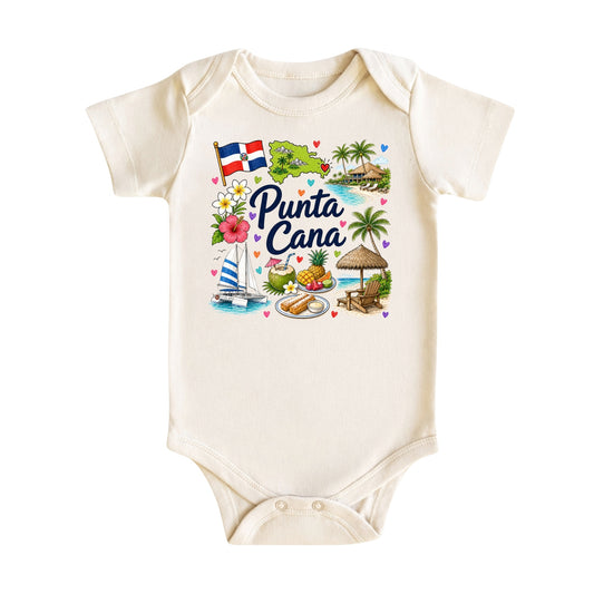 Punta Cana Baby Bodysuit for Boys Girls