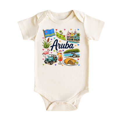 Aruba Baby Bodysuit for Boys Girls
