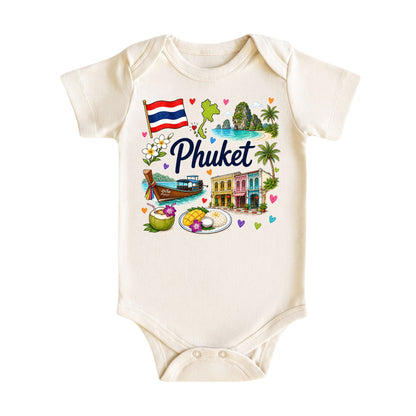 Phuket Baby Bodysuit for Boys Girls