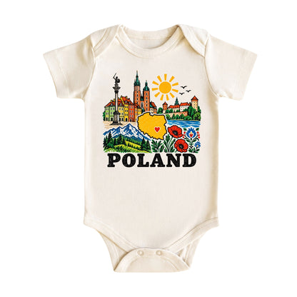 Poland Baby Bodysuit