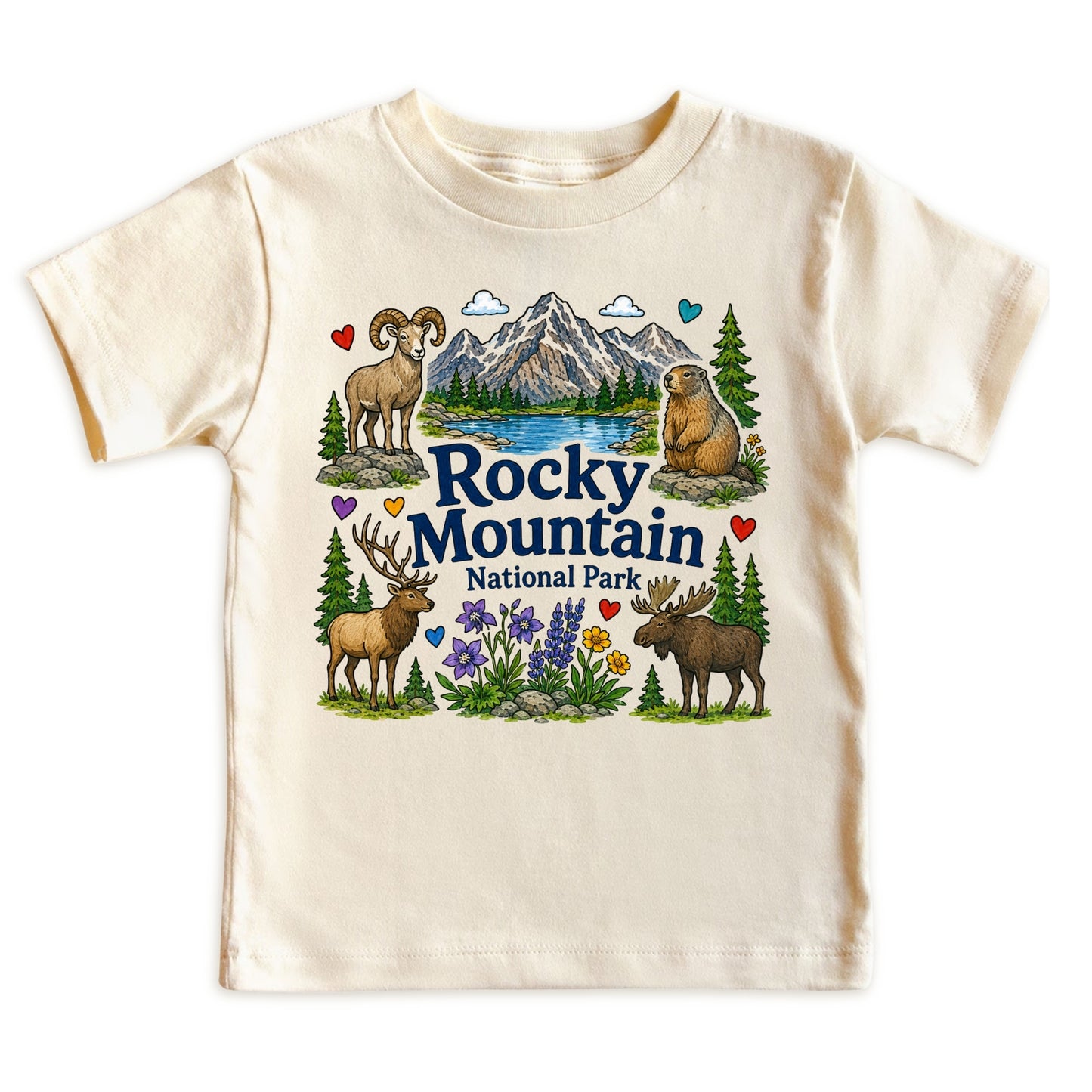 Rocky Mountain National Park Kids T-Shirt