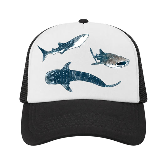 Whale Shark Trucker Hat for Kids, Girls Boys Ocean Lover Gift