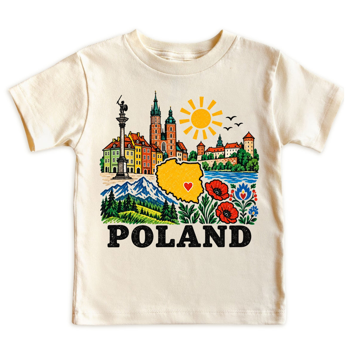 Poland Baby Bodysuit