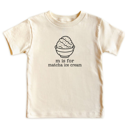 M Is for Matcha Ice Cream Baby Bodysuit