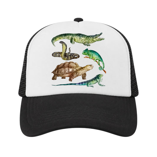 Reptile Trucker Hat for Kids, Girls Boys Reptile Lover Gift
