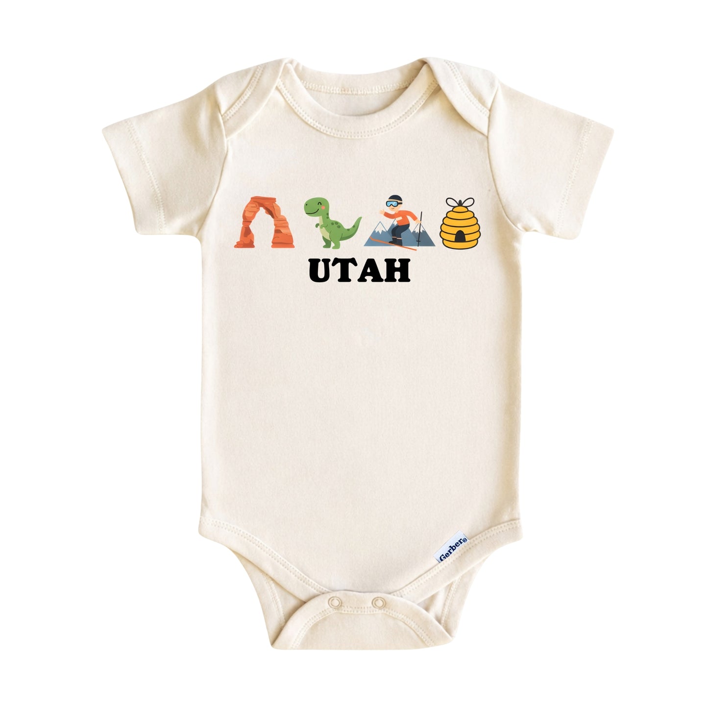Utah Baby Onesie ®, Beehive State Baby Bodysuit for Boys Girls