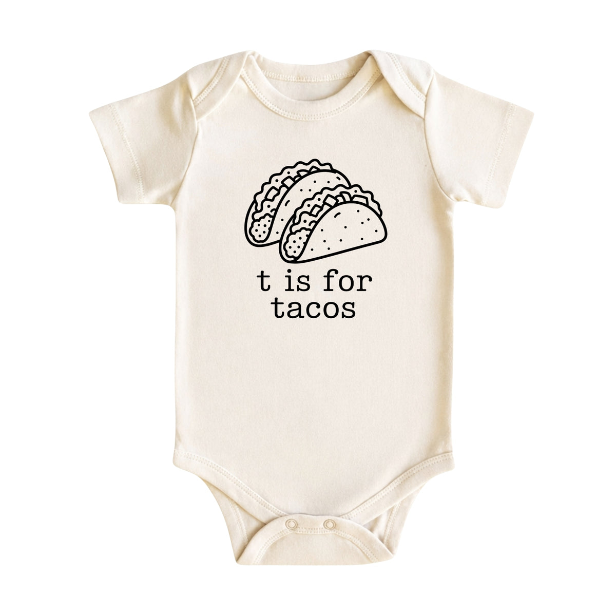 T Is for Tacos Baby Bodysuit