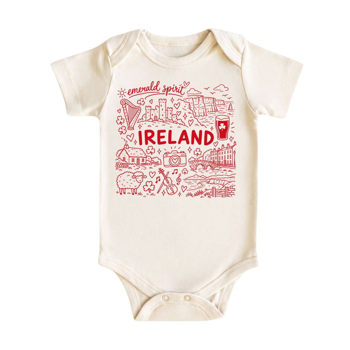 Ireland Illustration T-Shirt