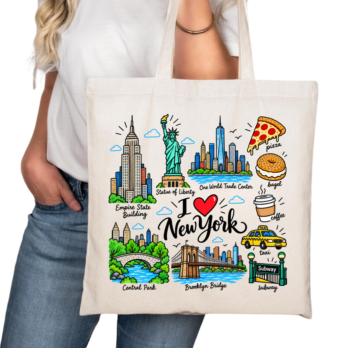 New York Tote Bag