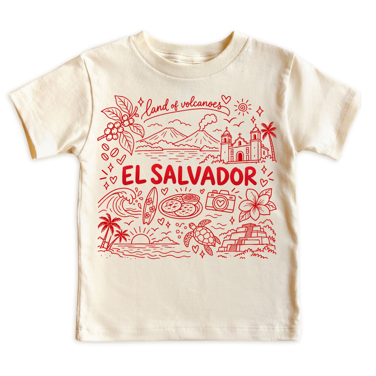 El Salvador Illustration T-Shirt