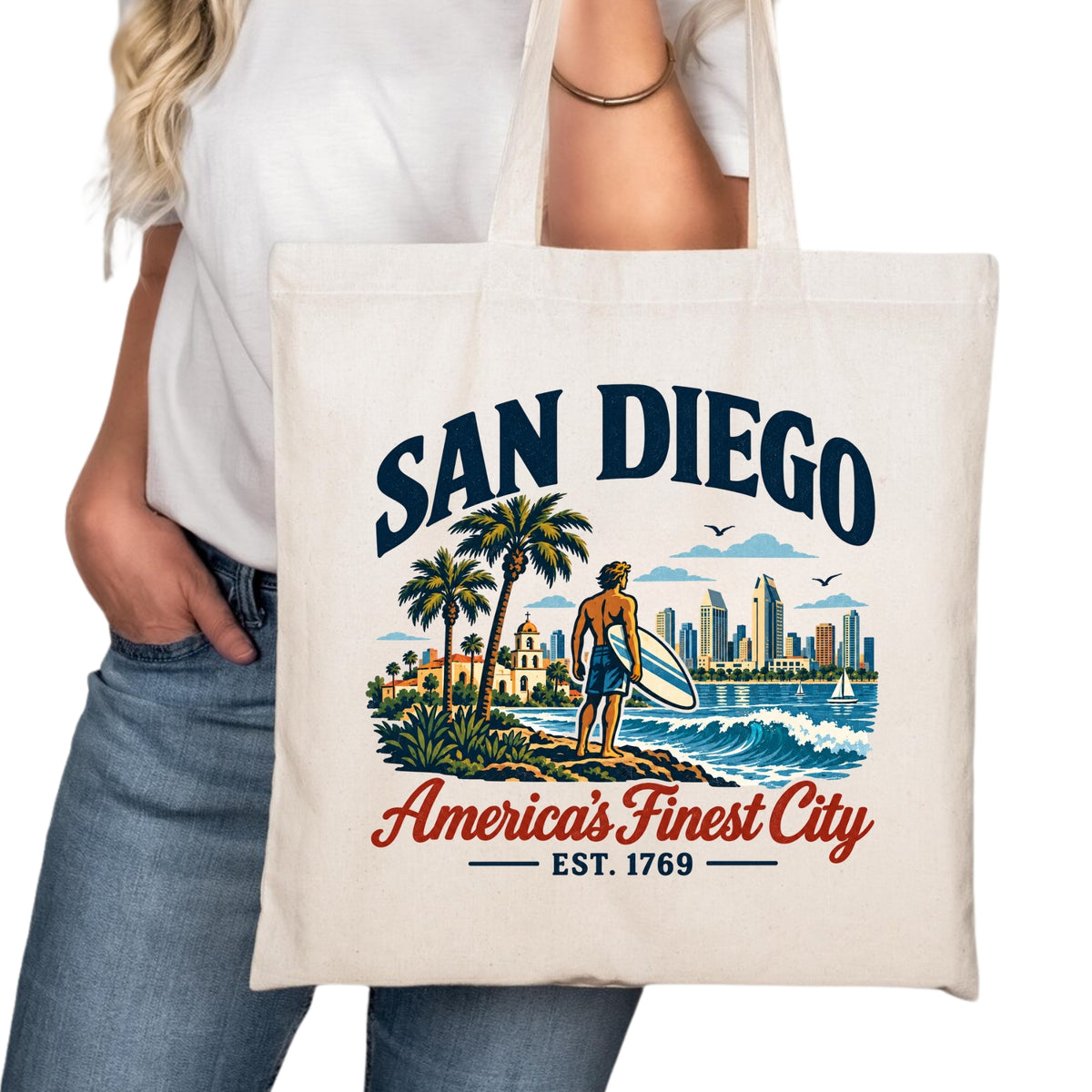 San Diego Tote Bag