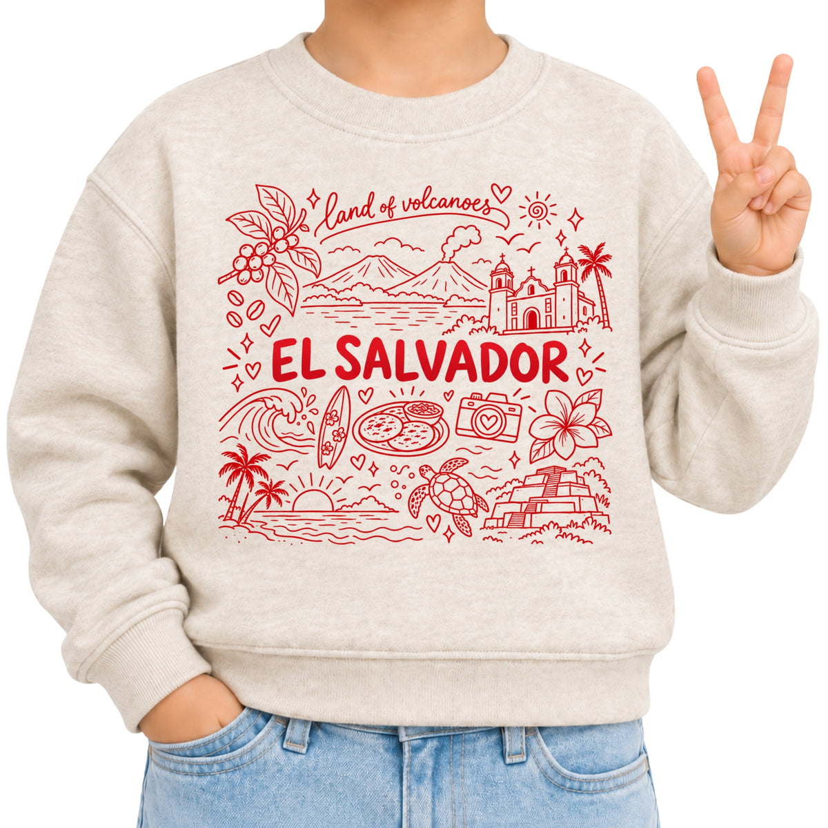 El Salvador Illustration T-Shirt