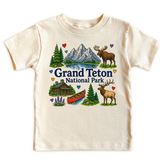 Grand Teton National Park Kids T-Shirt