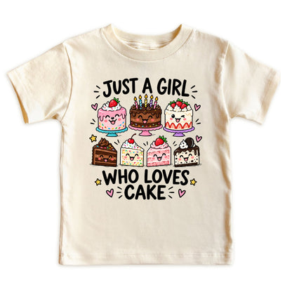 Just a Girl Who Loves Cake Kids T-Shirt