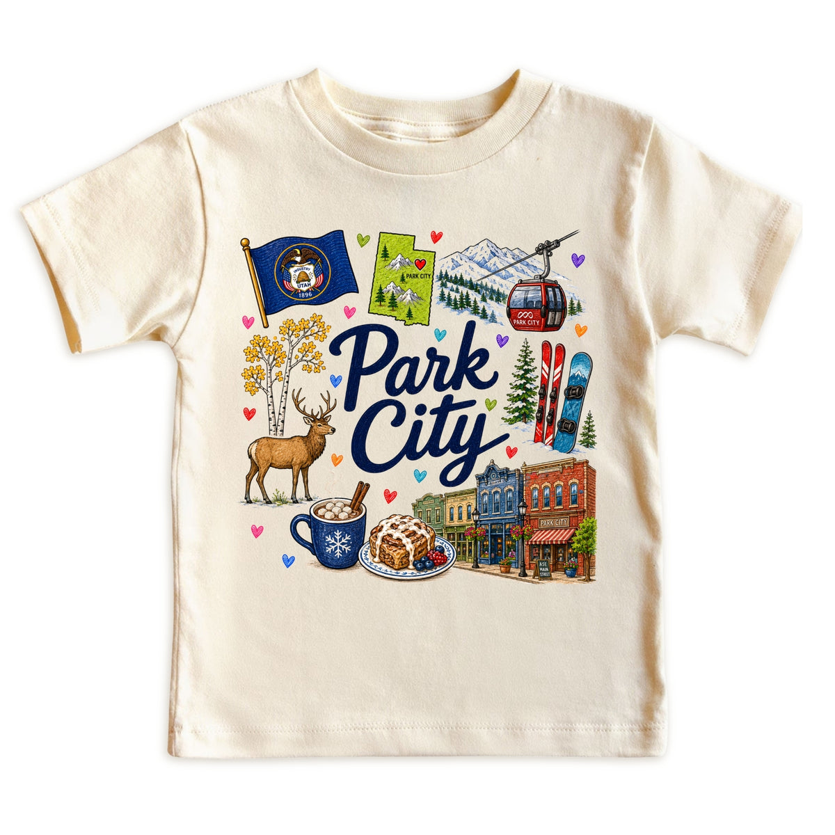 Park City Utah Baby Bodysuit for Boys Girls