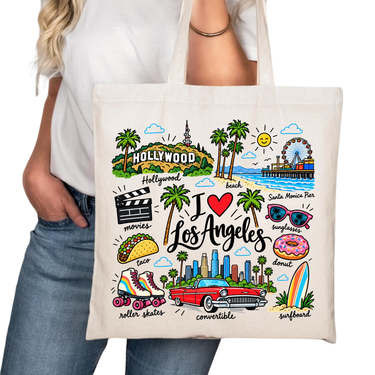 Los Angeles Tote Bag
