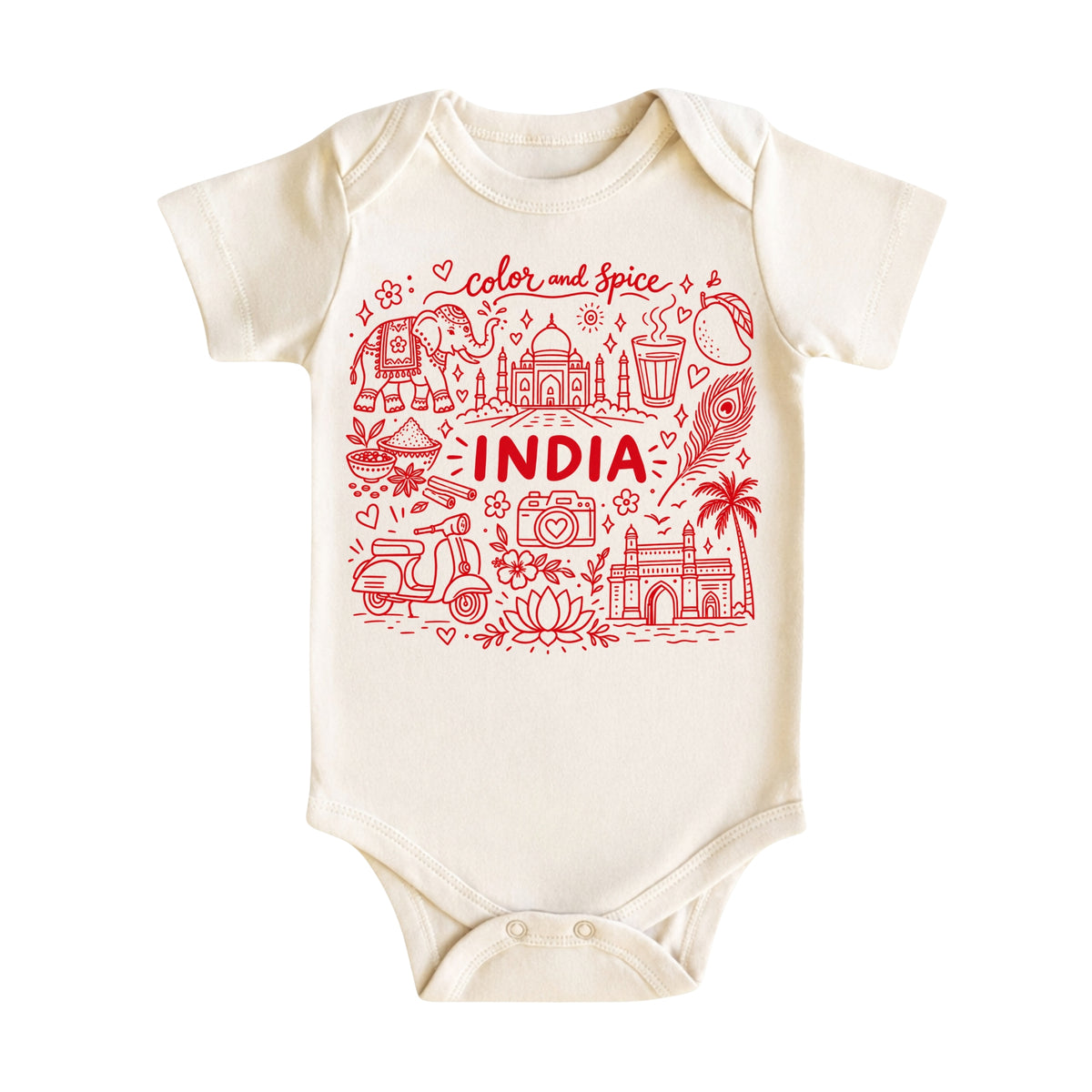 India Illustration T-Shirt