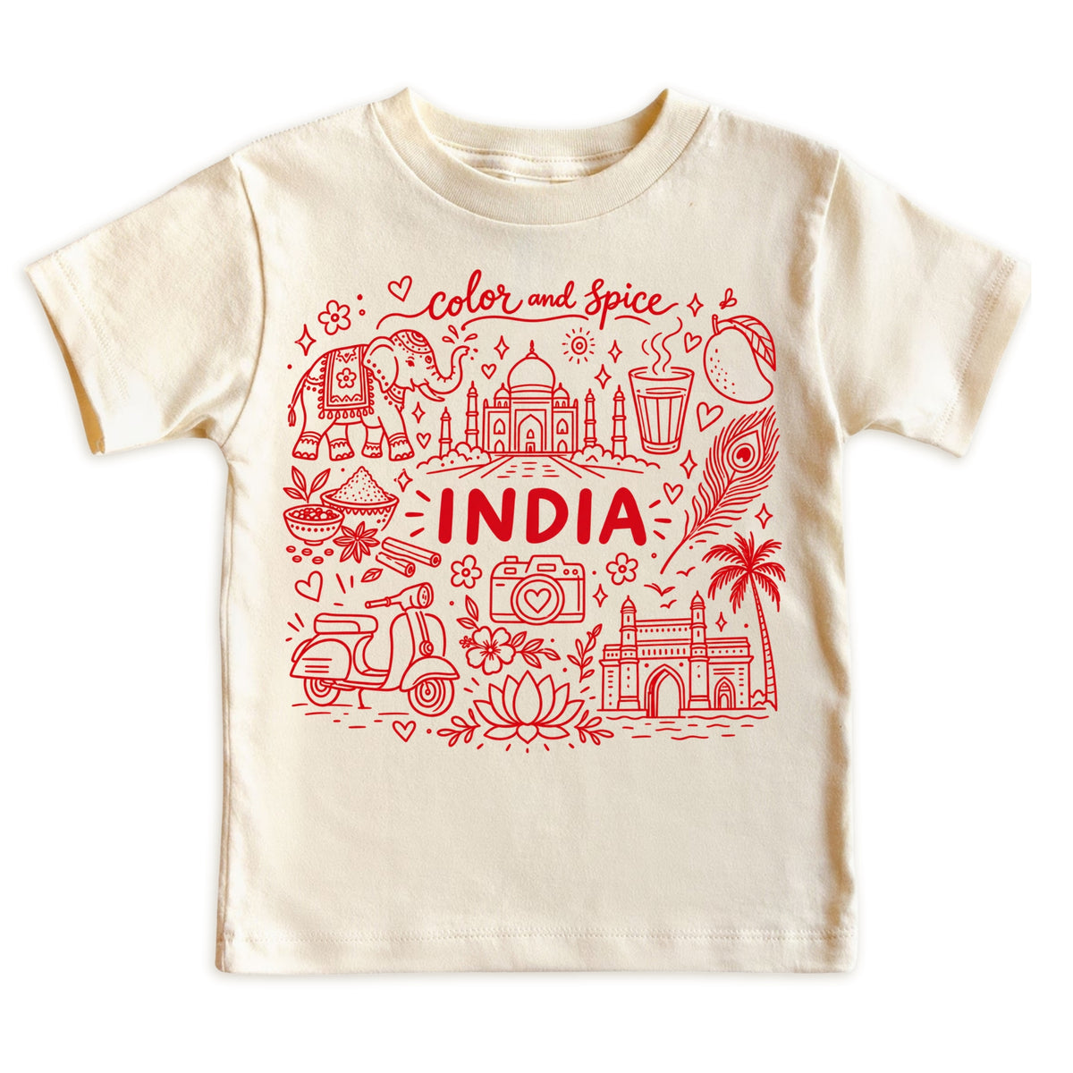 India Illustration T-Shirt