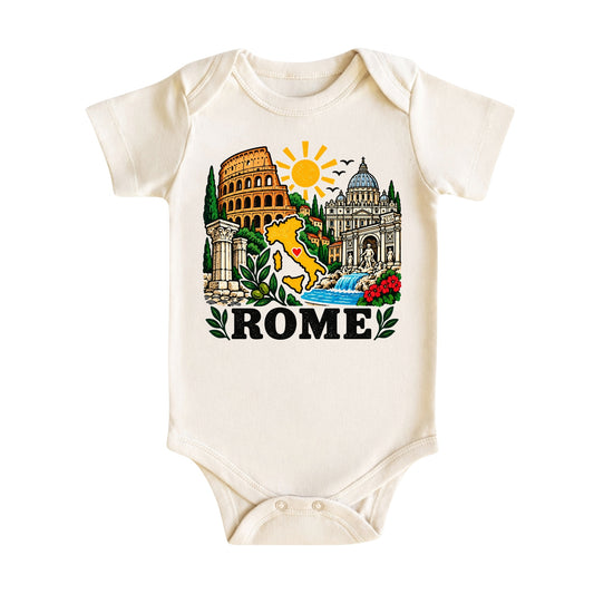 Rome Italy Baby Bodysuit