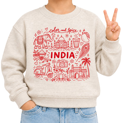 India Illustration T-Shirt