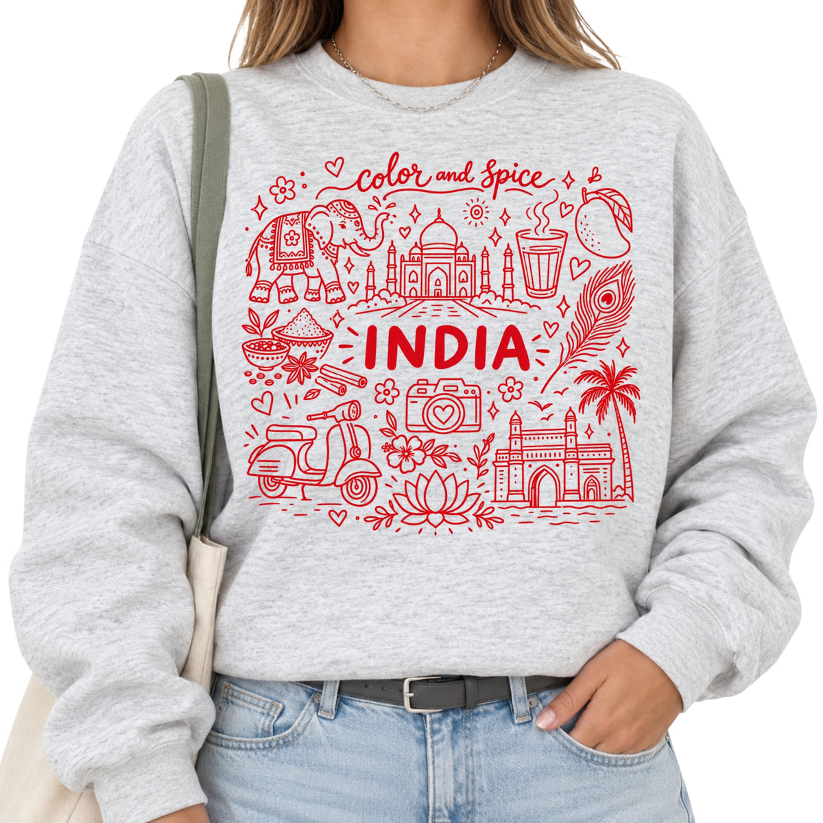 India Illustration T-Shirt