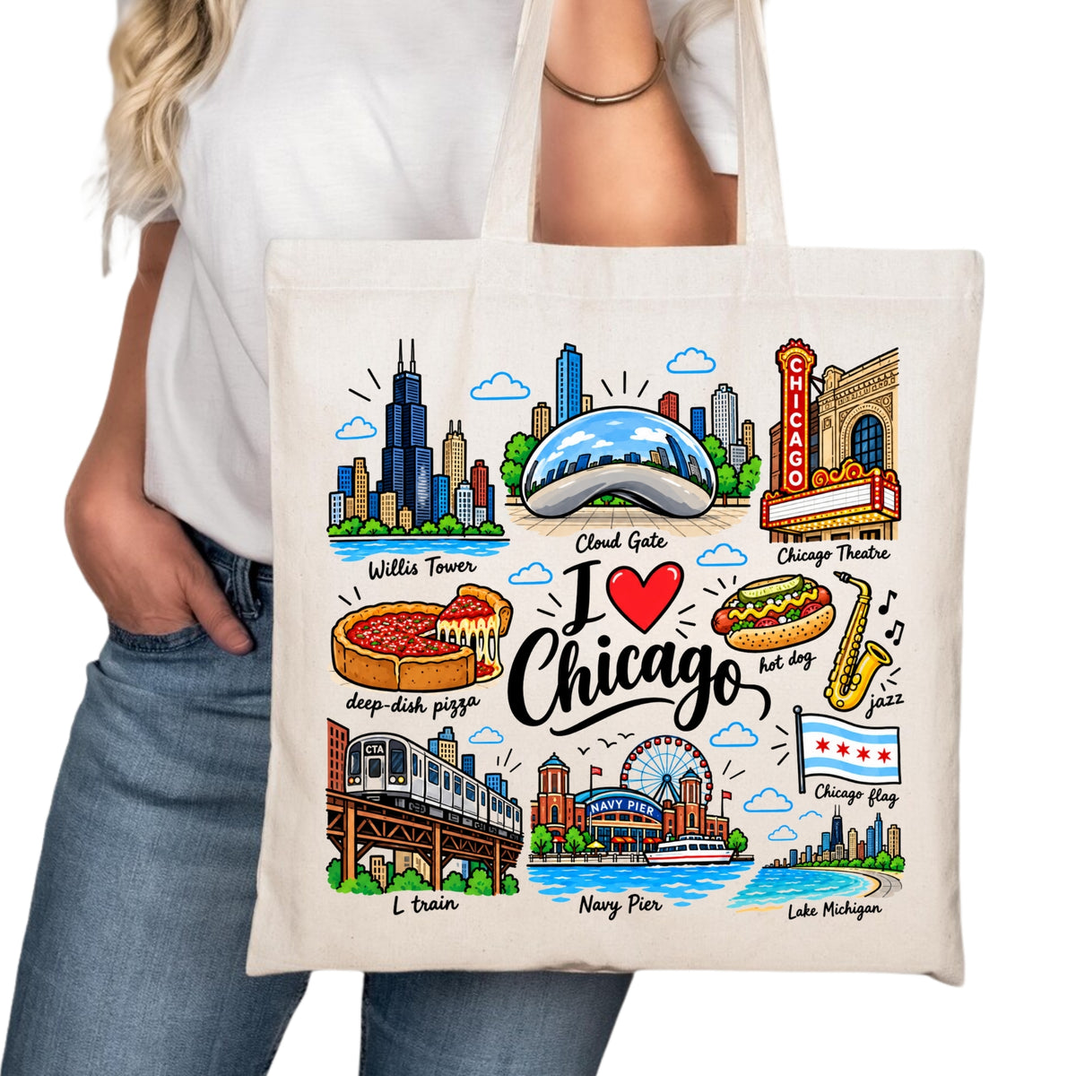 Chicago Tote Bag