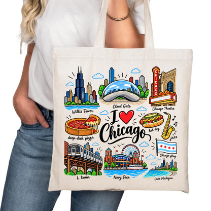 Chicago Tote Bag