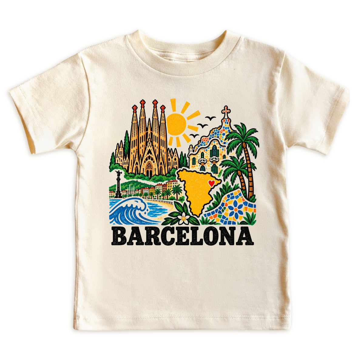 Barcelona Spain Baby Bodysuit