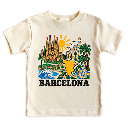 Barcelona Spain Kids T-Shirt