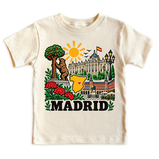 Madrid Spain Kids T-Shirt