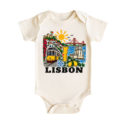 Lisbon Portugal Baby Bodysuit