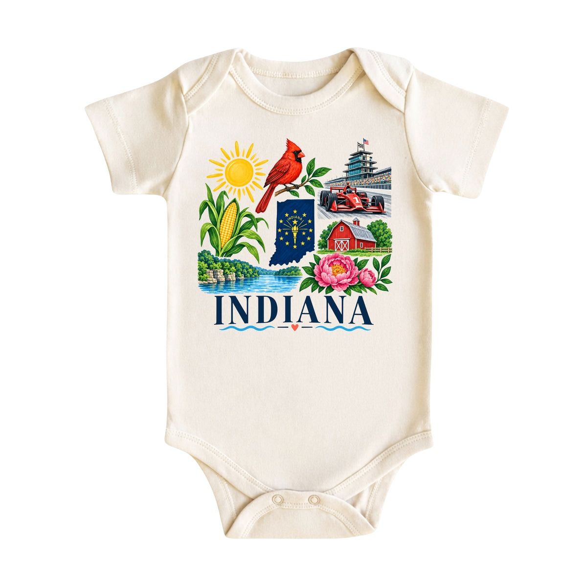 Indiana Baby Bodysuit