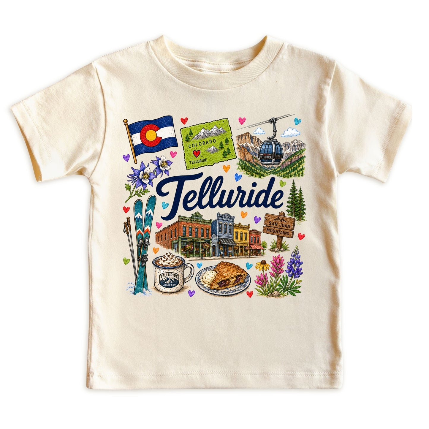 Telluride Colorado Kids T-Shirt