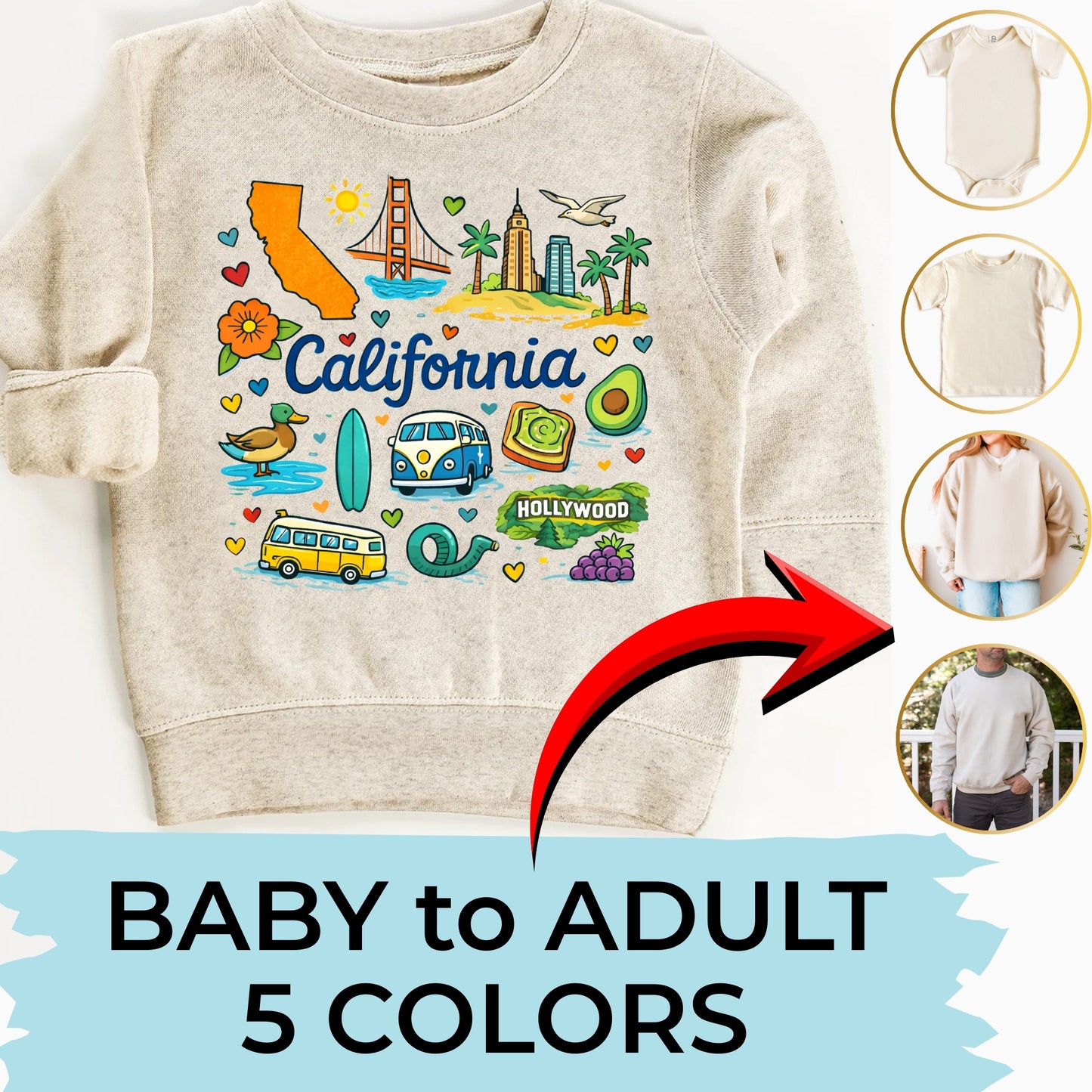 California Kids Sweatshirt – Golden State Icons