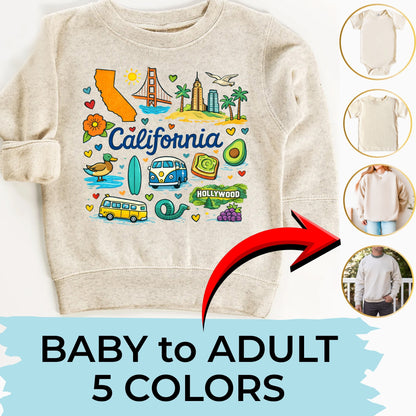 California Kids Sweatshirt – Golden State Icons