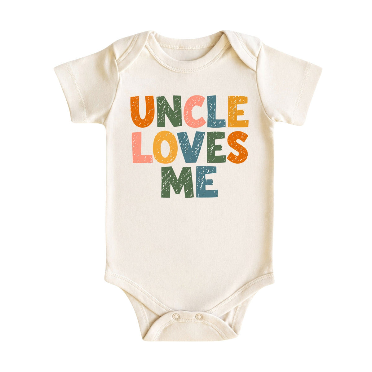 Uncle Loves Me Baby Bodysuit