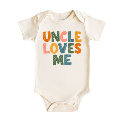 Uncle Loves Me Baby Bodysuit