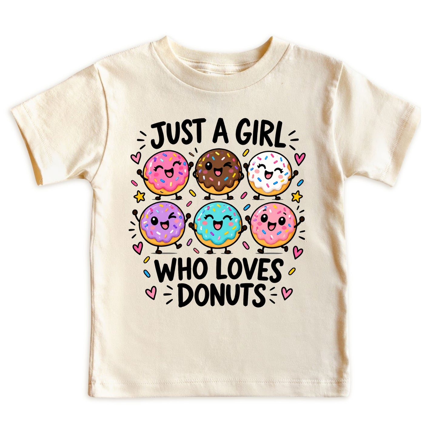 Just a Girl Who Loves Donuts Kids T-Shirt
