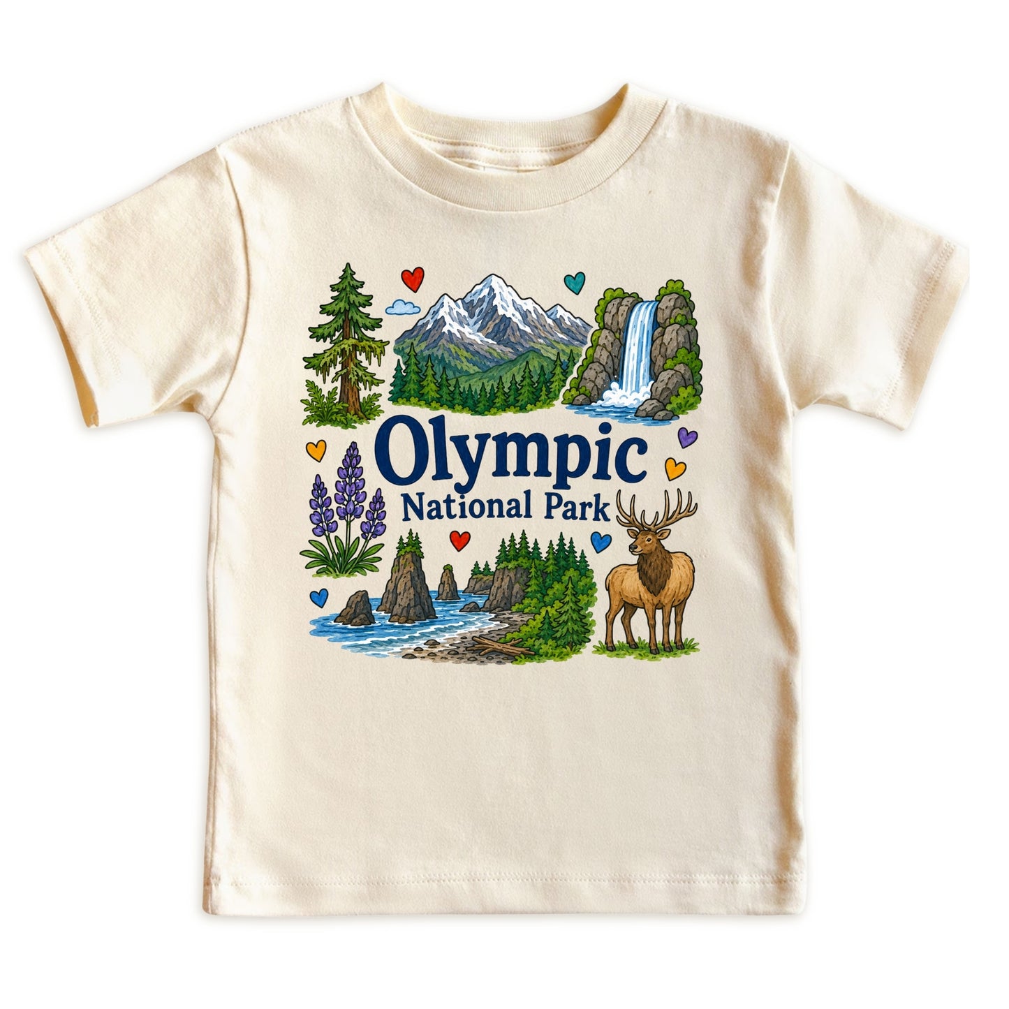 Olympic National Park Kids T-Shirt