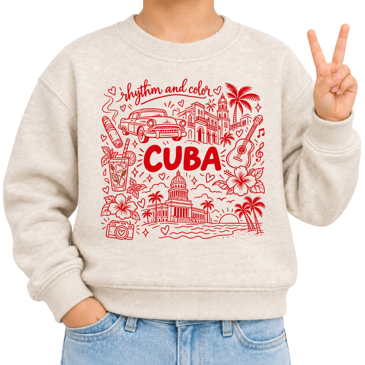 Cuba Illustration T-Shirt