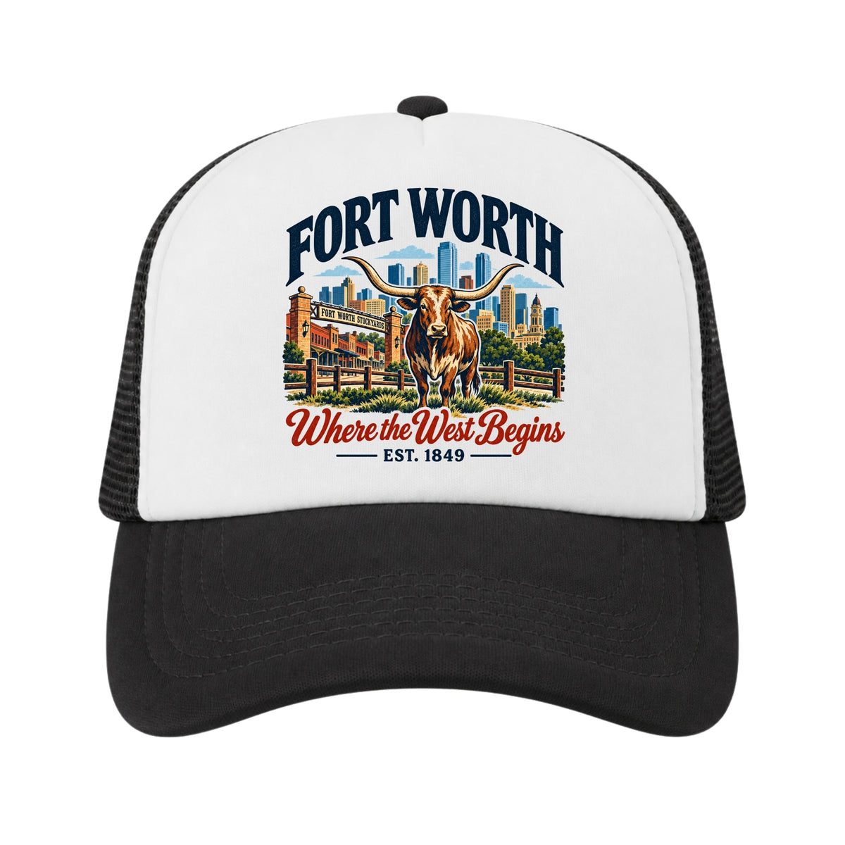 Fort Worth Kids Trucker Hat