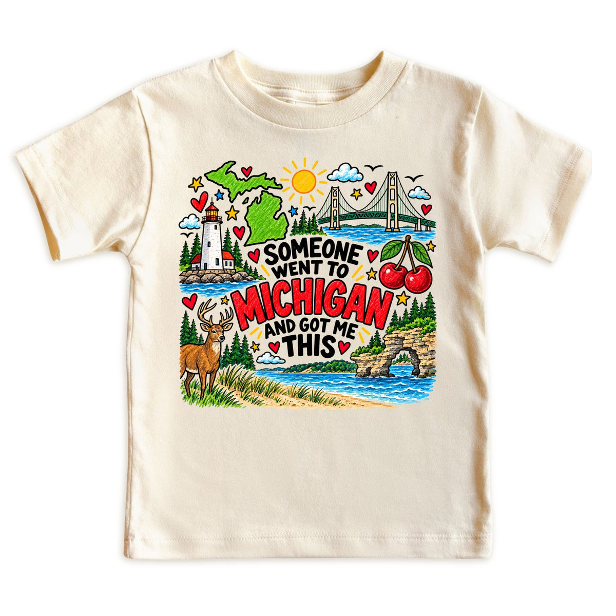 Michigan Kids Souvenir Tee