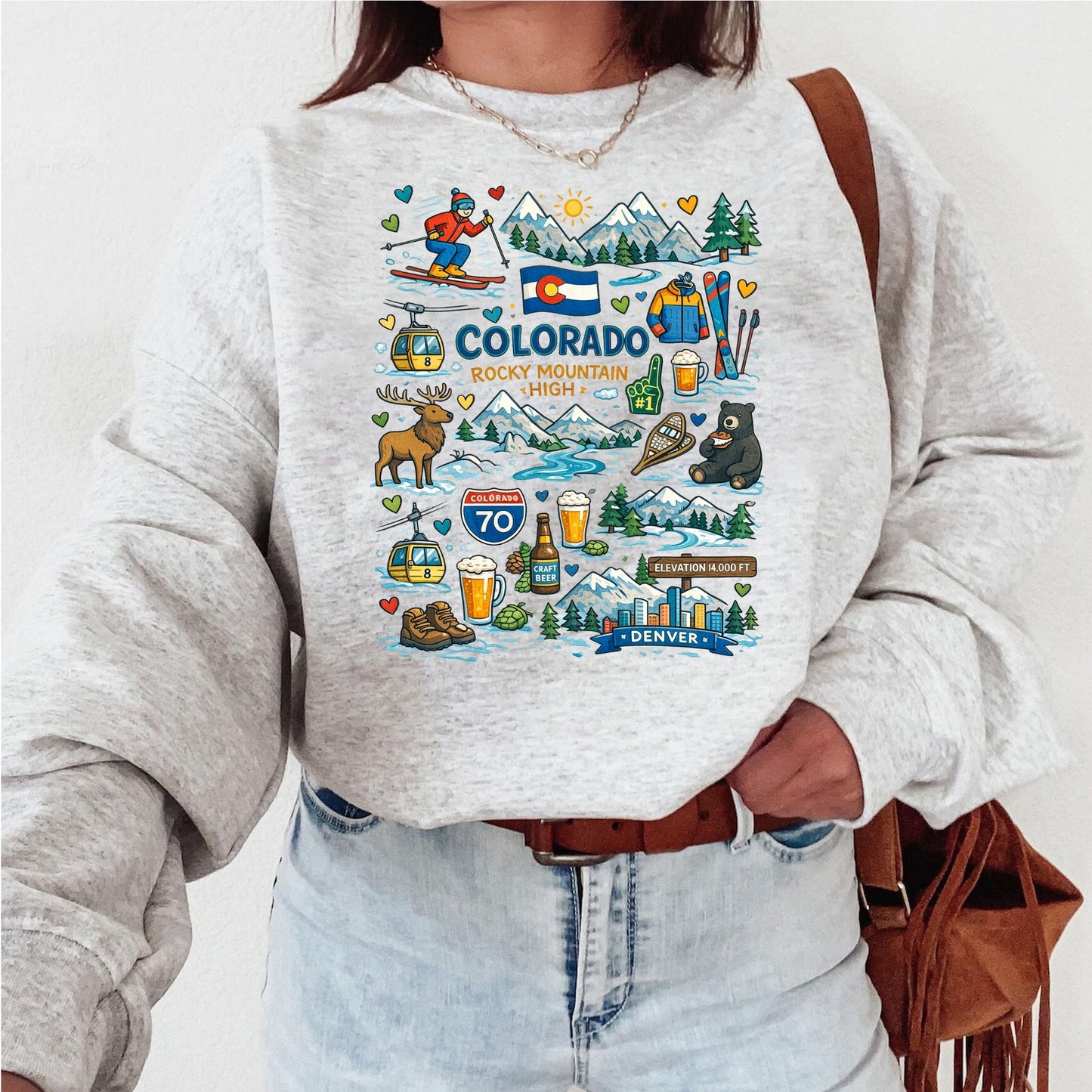 Colorado Kids Sweatshirt – Rocky Mountain State Icons