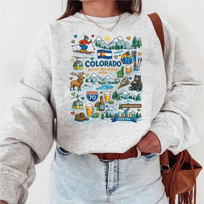 Colorado Kids Sweatshirt – Rocky Mountain State Icons