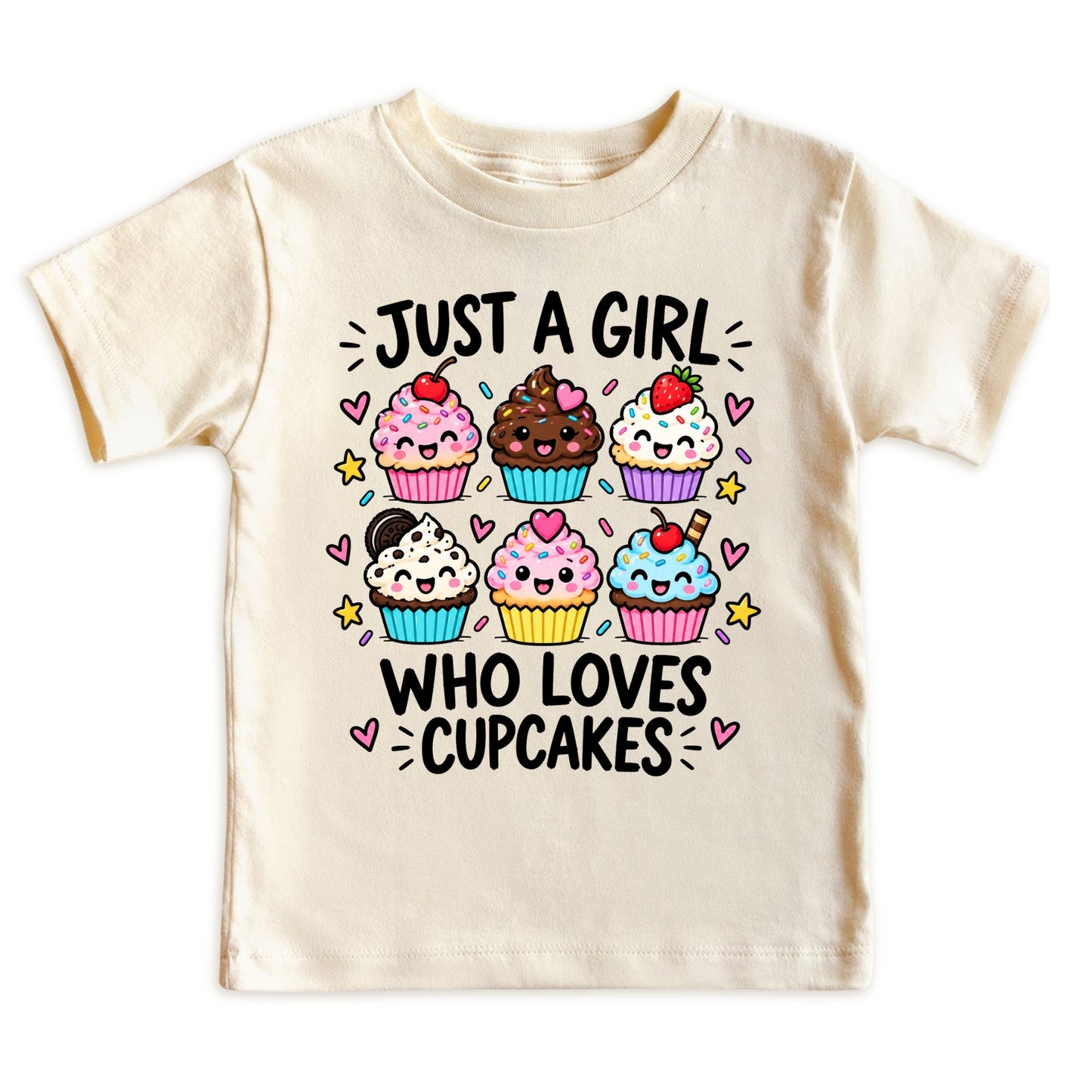 Just a Girl Who Loves Cupcakes Kids T-Shirt