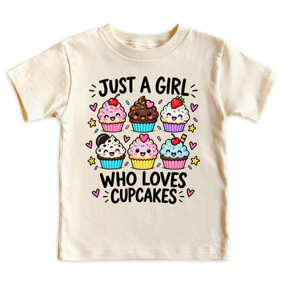Just a Girl Who Loves Cupcakes Kids T-Shirt