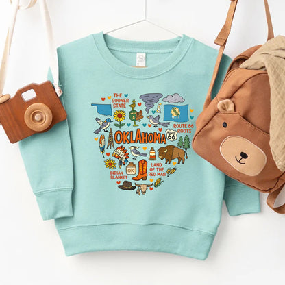 Oklahoma Kids T-Shirt – Sooner State Icons