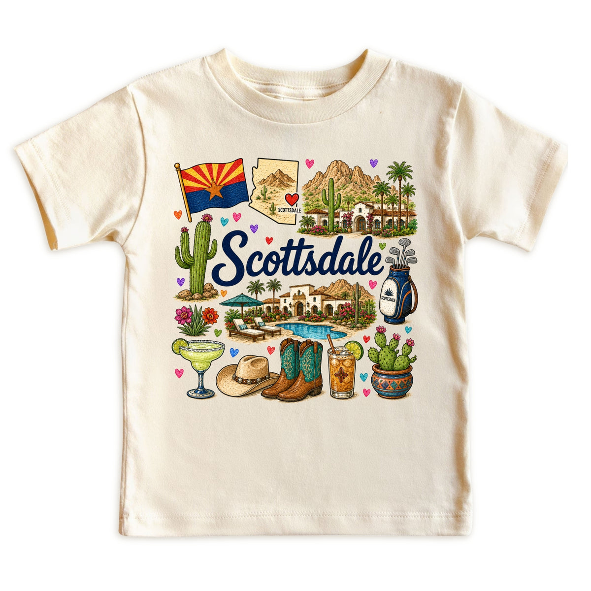 Scottsdale Arizona Baby Bodysuit for Boys Girls